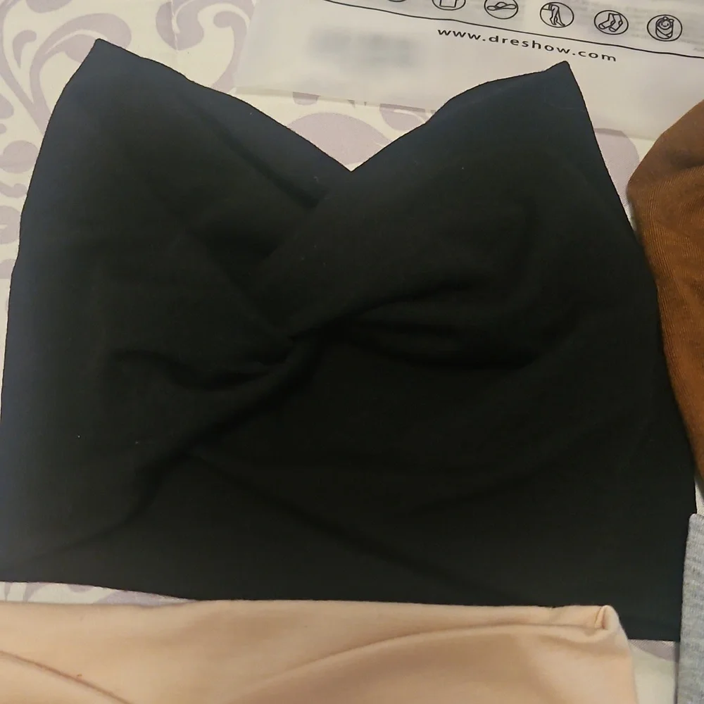 Dreshow Head Wraps NWT OS Brown Beige Black Gray. Great Gift